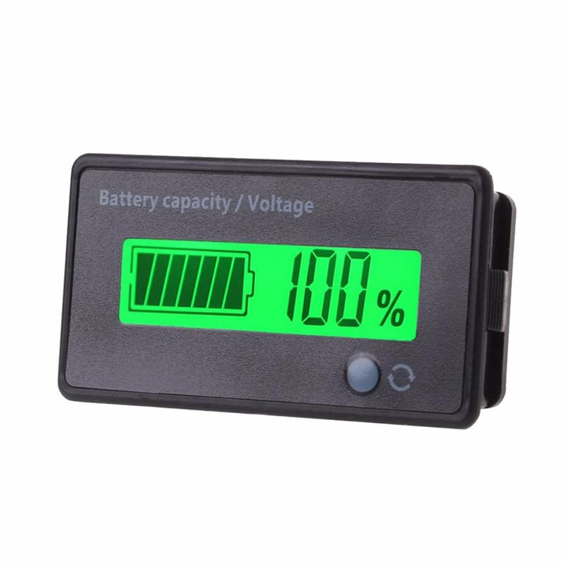 LCD 12V-48V Battery Capacity Indicator Voltage Voltmeter Monitor Meter Caravan, Dual IC Control, Suitable for Lead-Acid and Lithium Batteries and Automotive Use image number 5