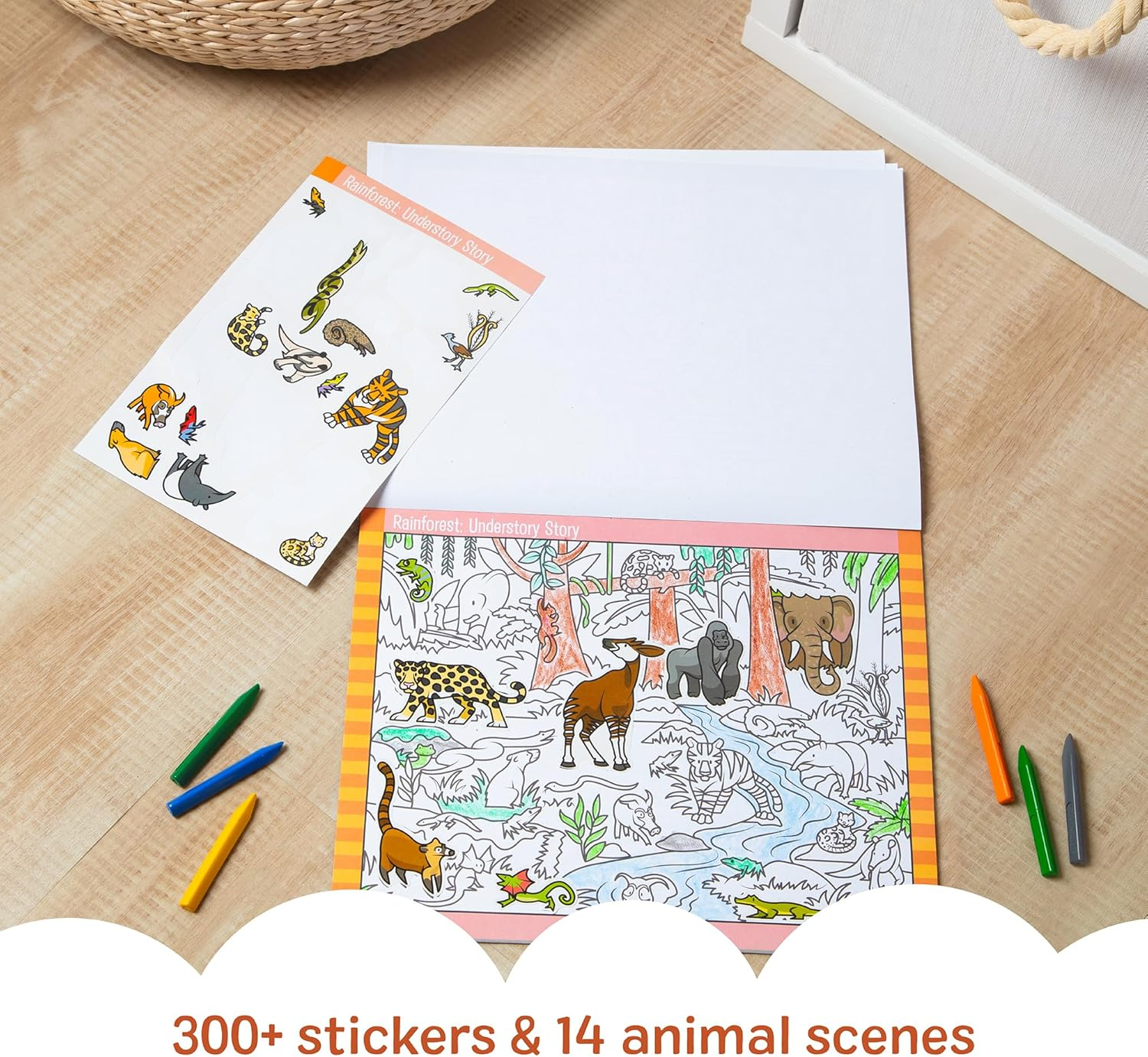 Melissa and Doug - Seek & Find Sticker Pad - Animals image number 3