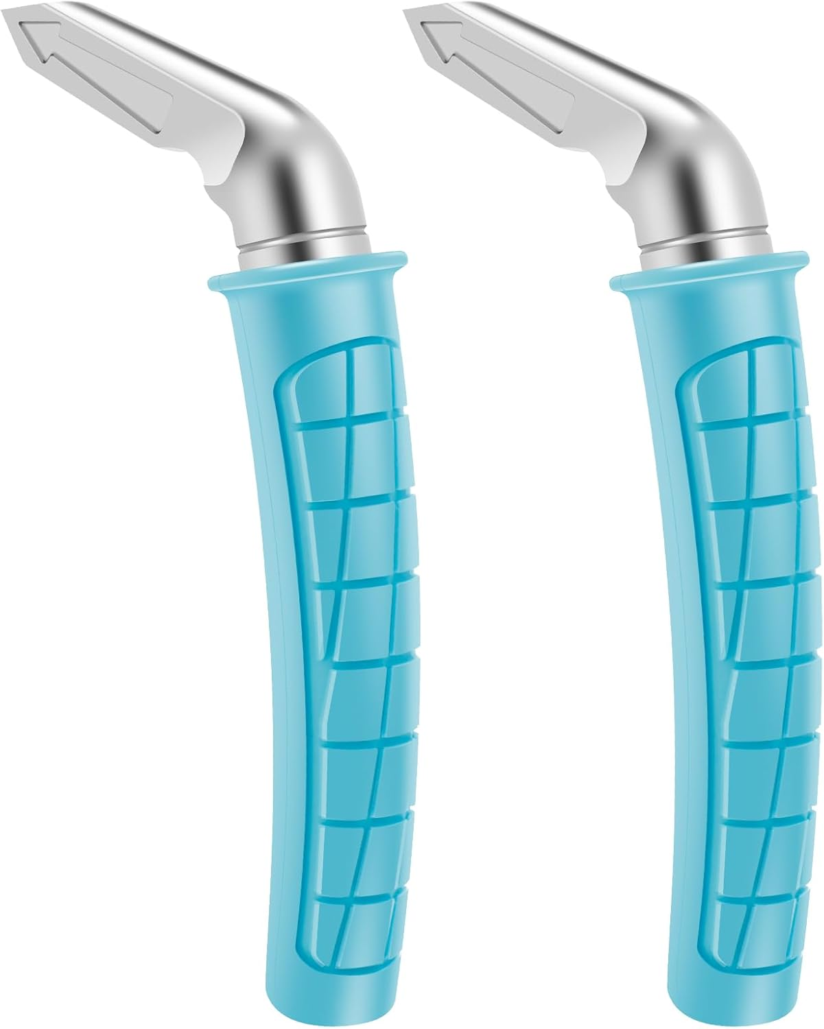 2 Pcs Car Door Assist Handle, 2 in 1 Multifunction Car Handle Assist, Vehicle Support Handles Window Breaker, Portable Automotive Cars Handles Assists for Elderly and Cars Emergency Tool (Blue, 2 Pcs)