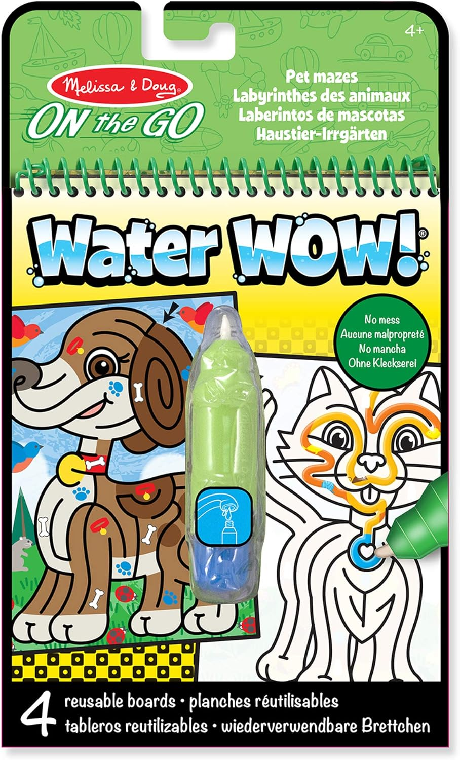 Melissa & Doug 19484 "Water Wow Pet Mazes Craft image number 2