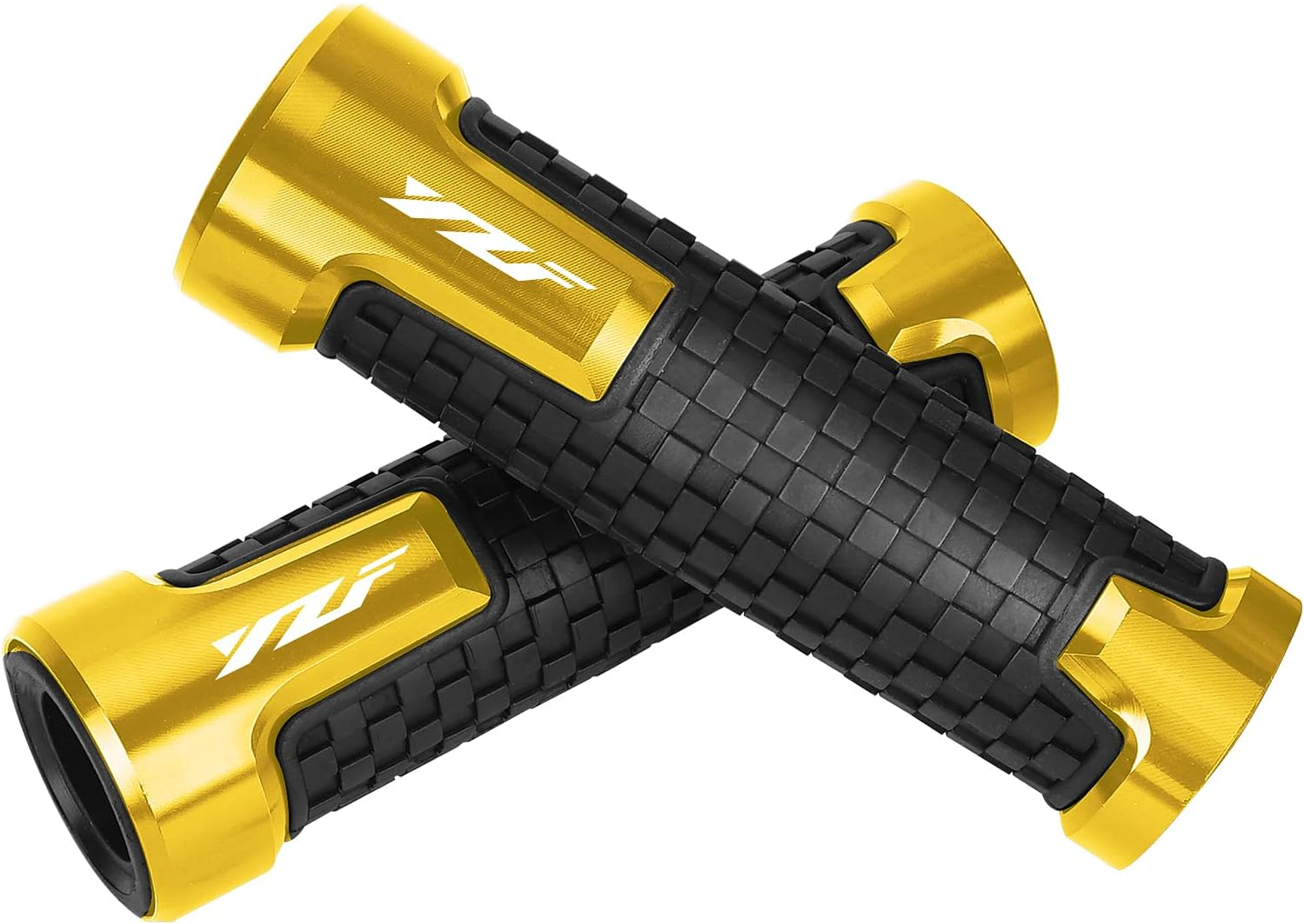 Motorcycle Grips 7/8" 22Mm Universal Non Slip Handlebar Grips for Yamaha YZF R1 R3 R6 R15 R25 R125 600R