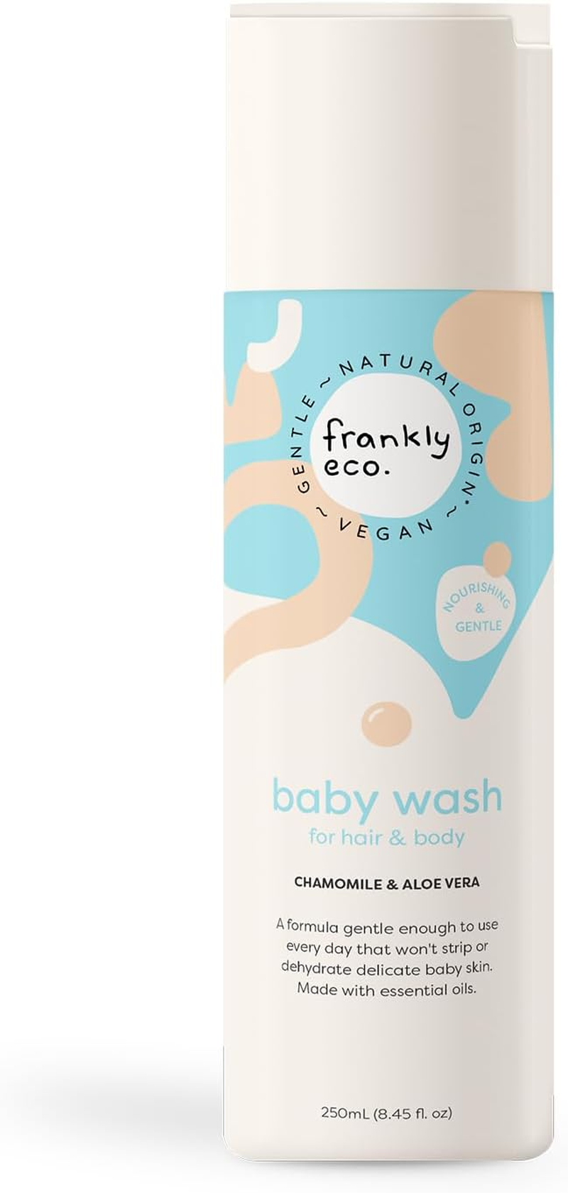 Baby Bath Wash & Baby Shampoo for Hair & Body, Suitable for Newborns, Australian Made, 250Ml