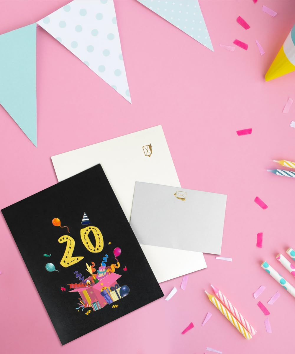 Magic Ants Birthday Card Pop up Card with Envelope for Women Men Girlfriend Friends Family (20) image number 5