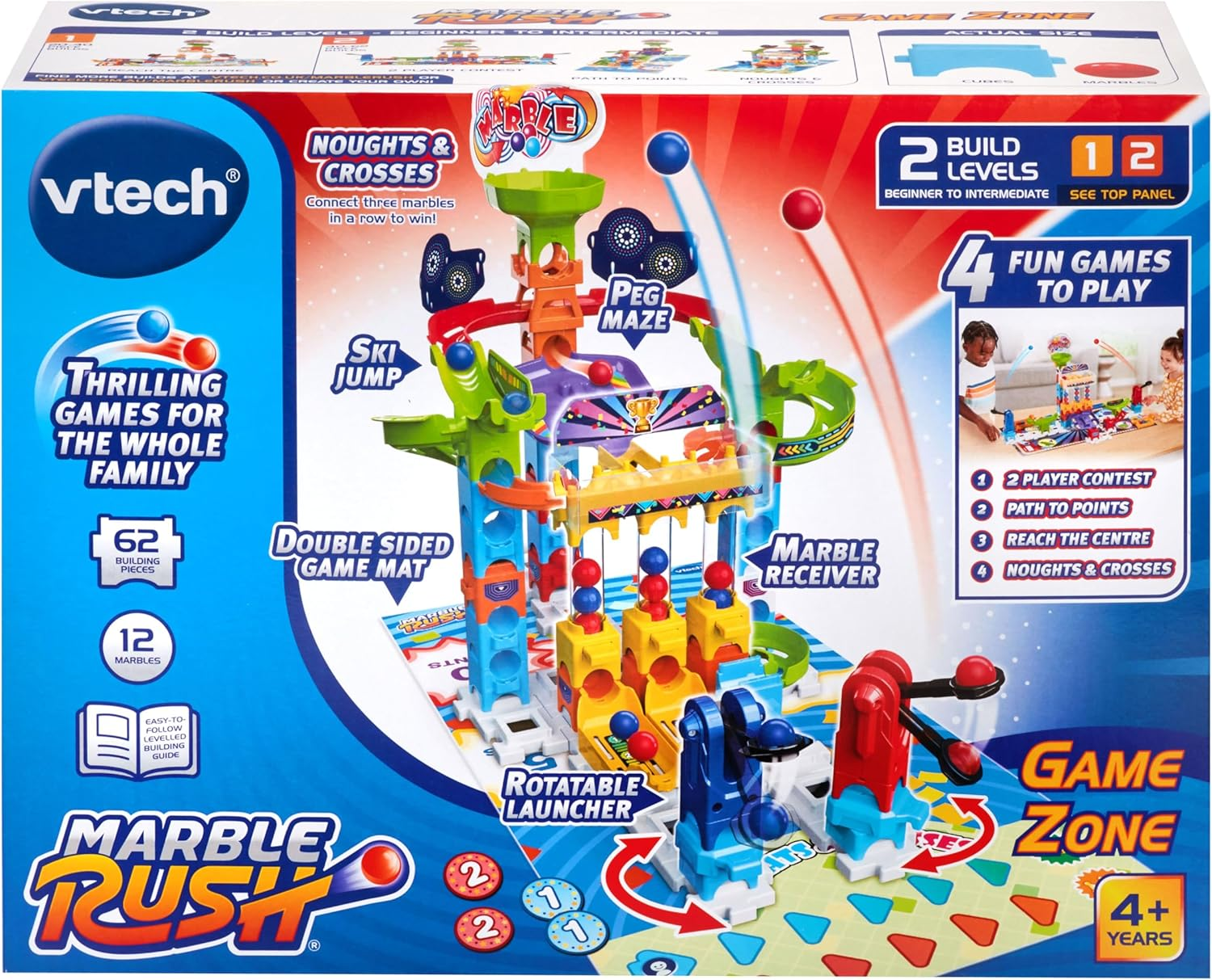 Vtech Marble Rush Game Zone - Construction Toy Set - 571803 - Multicolour image number 5