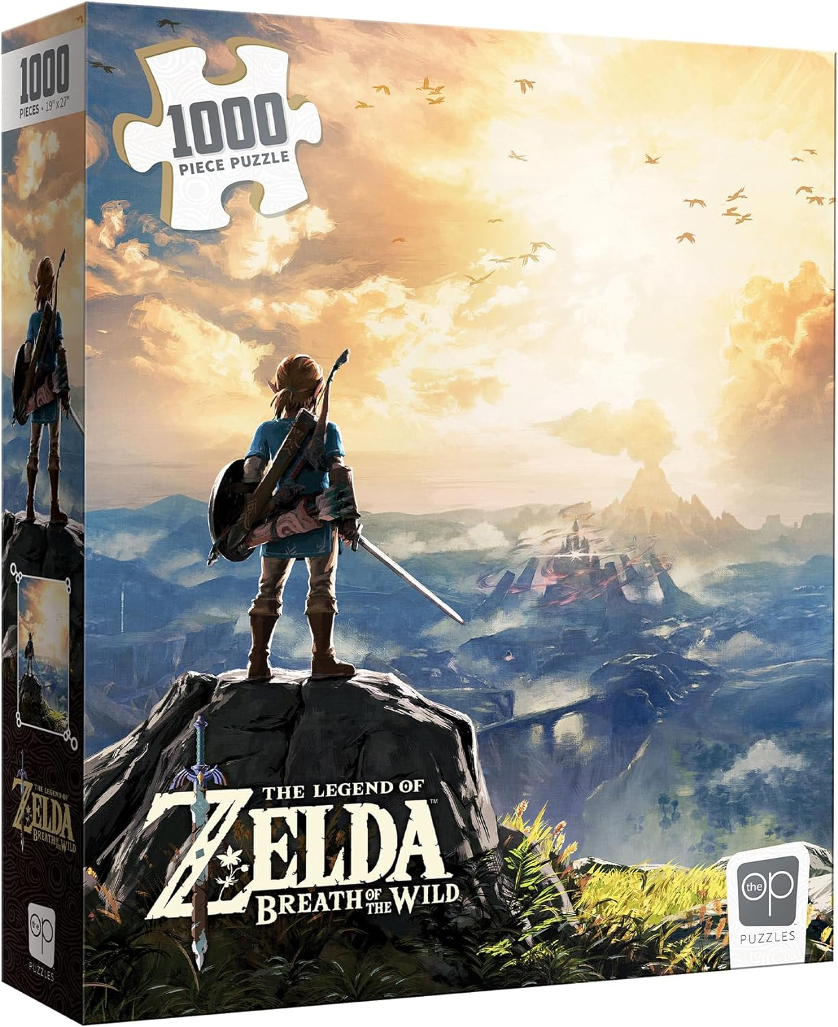 Usaopoly the Legend of Zelda Breath of the Wild 1000 Piece Jigsaw Puzzle Collectible Puzzle Featuring Link from the Legend of Zelda Video Game Officially Licensed Nintendo Merchandise image number 4