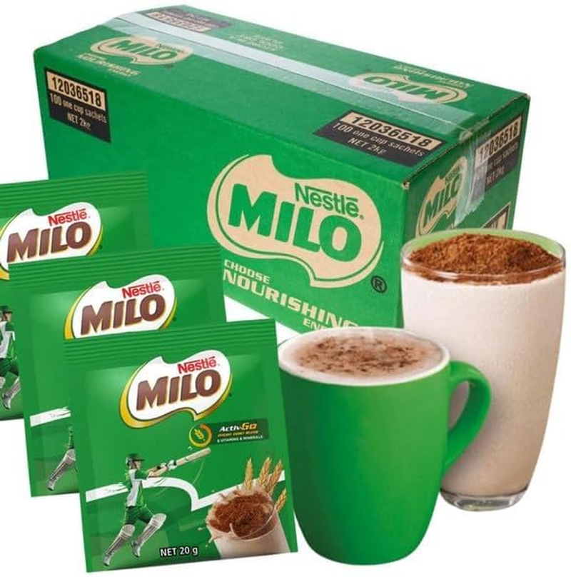 Nestle Single Serve Milo Sachet 20 G (Pack of 100) image number 1