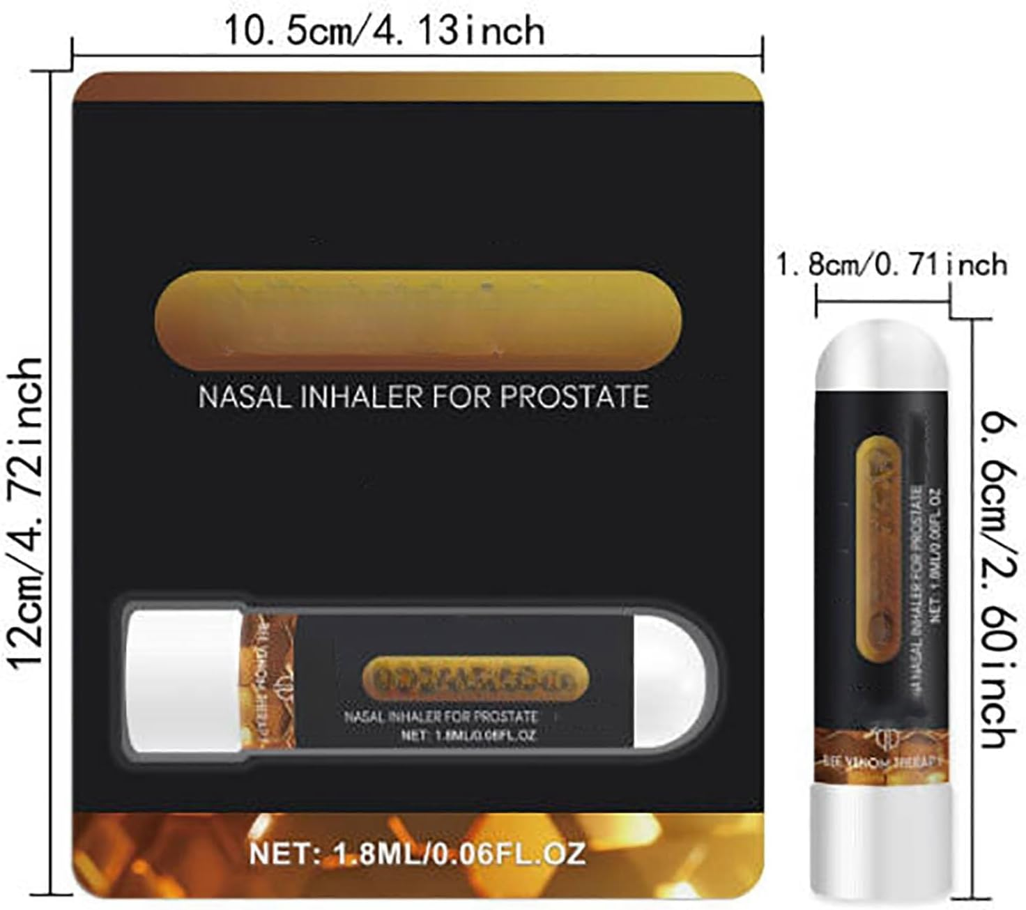 Bee Health Inhaler Prostate Health Nasal Inhalation Stick Clean Nose Enjoy Fresh Air