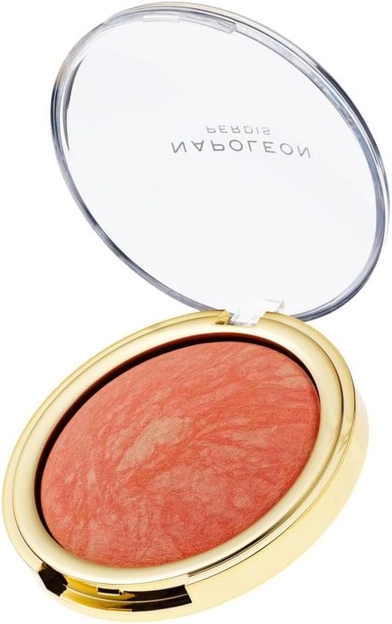 Napoleon Perdis Blush Patrol Matte | Velvet-Matte Blush Powder for Buildable Natural Flush of Color | Infused with Vitamin E & Jojoba Seed Oil | Vegan + Paraben Free | Rose (8G)