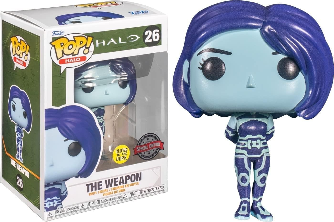 Funko Pop! Halo Infinite - the Weapon Glow Vinyl Figure, 3.75-Inch Height image number 1