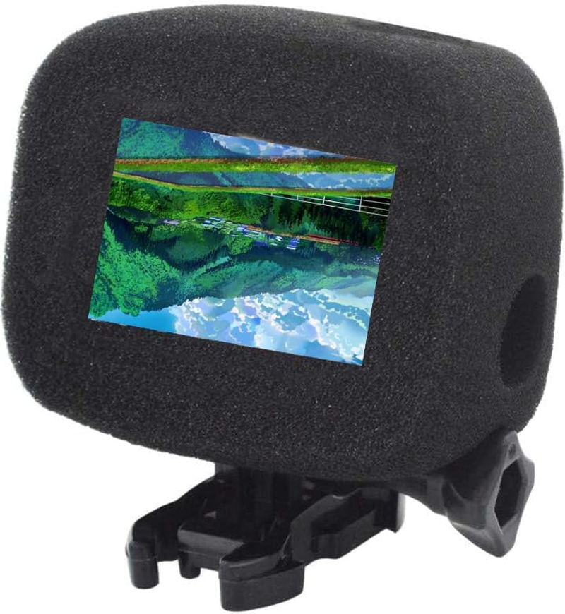 Gopro 12 Wind Cover, Camera Windscreen Foam Windshield for Gopro Hero 9 10 11 12 Black, Gopro Hero 9 10 11 12 Case Cover, Reduces Wind Noise for Optimal Audio Recording(2 Packs) image number 3