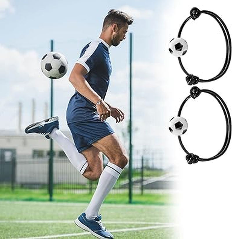 12 Pcs Football Bracelets, Adjustable Football Friendship Bracelets, Soccer Charm Bracelets for Girl Boy Sports Scenario Favours