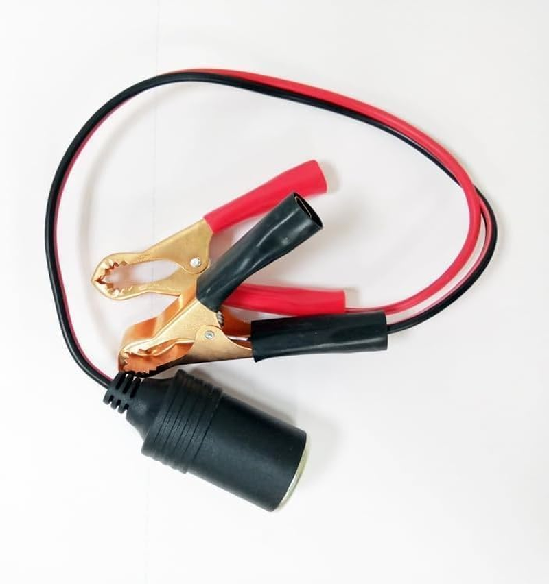 10A Car Cigarette Lighter Socket to Battery Alligator Clips Power Adapter Clamp Clip Charging Cable 12V image number 4