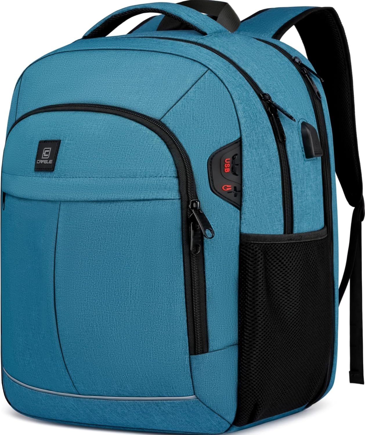 Cafele 17.3 Laptop Backpack Travel Computer Backpack College Bookbag School Backpack with USB Charging Port