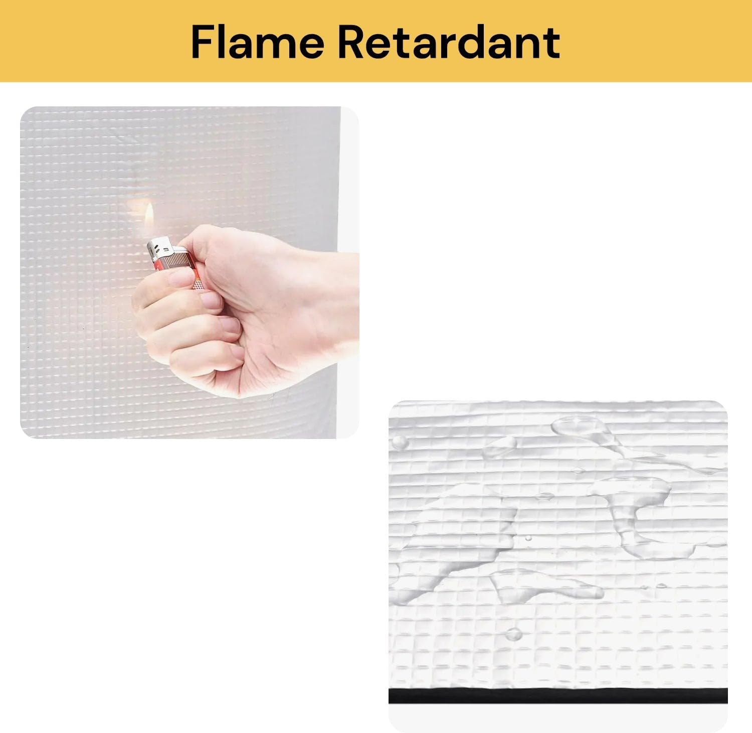 EZONEDEAL 2M X 1M Sound Deadener Car Heat Shield Insulation Deadening Mat Noise Proofing 10Mm image number 4