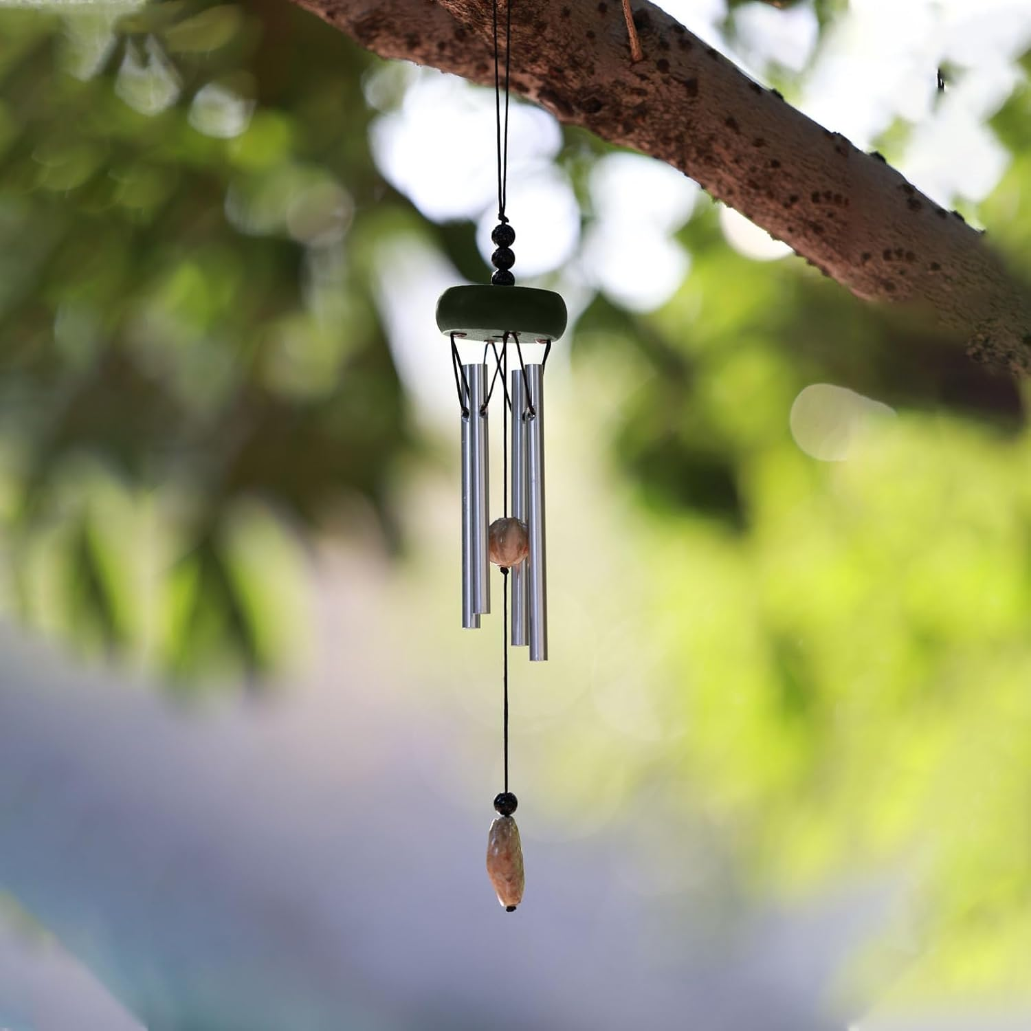 Mini Wind Chimes for Indoor,With Wind Catcher, Suitable as a Gift,Christmas Windchimes Indoors Gifts for Unisex (Dark_Green) image number 5