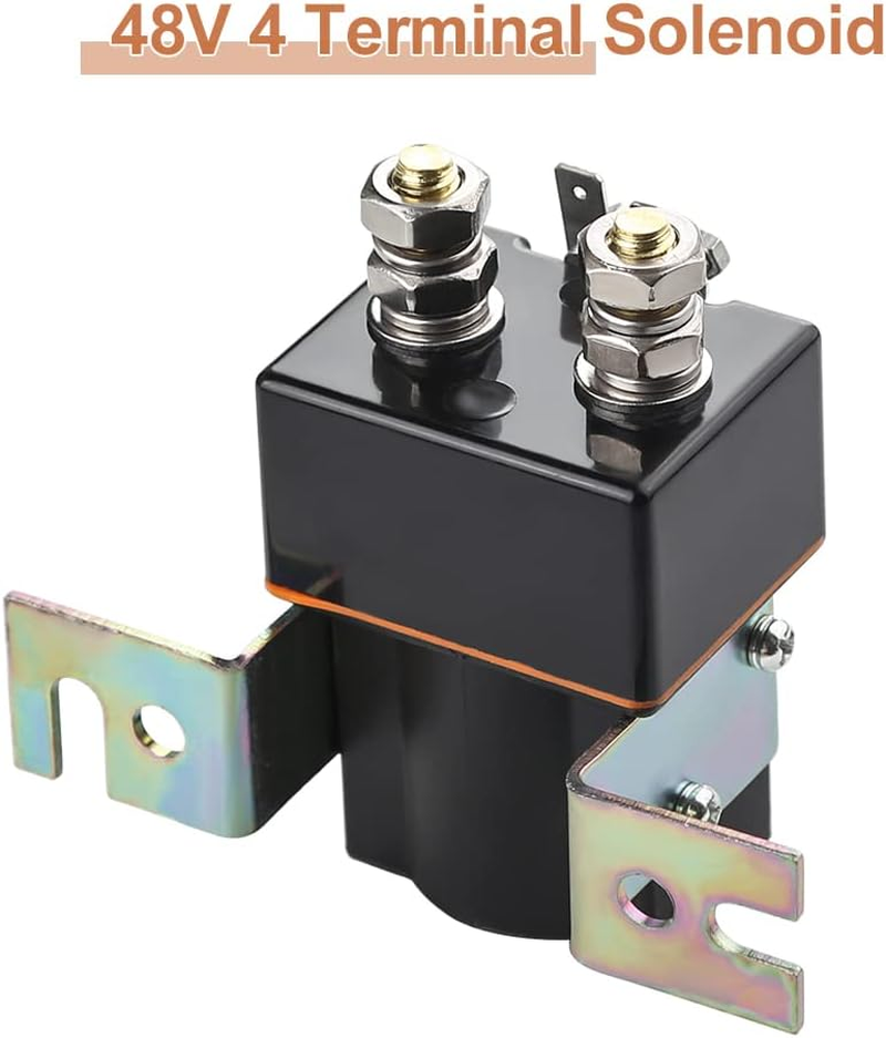 Golf Cart Solenoid 48V Compatible with Club Car DS 1995-Up，Club Car Precedent 2000-Up Replaces Part Number SW80-2028P 101908701 102774701 image number 6