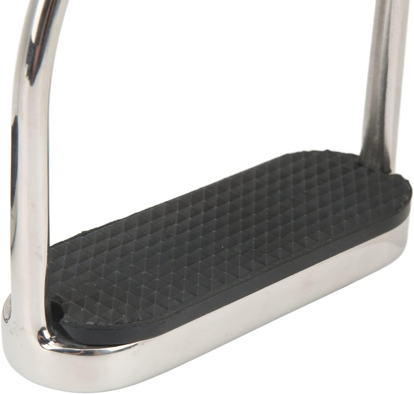 Horse Riding Stirrups, 1 Pair Stainless Steel English Riding Protection Stirrups with anti Skid Horse Pedal for Saddle, Multipurpose Horse Riding Safety Stirrups Equestrian Saddles Accessories image number 6