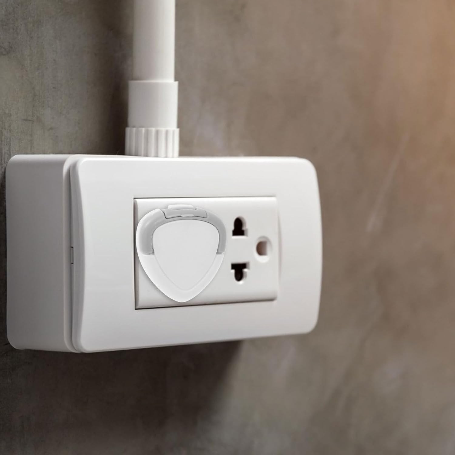 TOYANDONA 24Pcs Outlet Plug Covers Baby Safety Plug Covers Insulation Socket Cap Child Proof Electrical Protector against Shocks Guards Mixed Color White