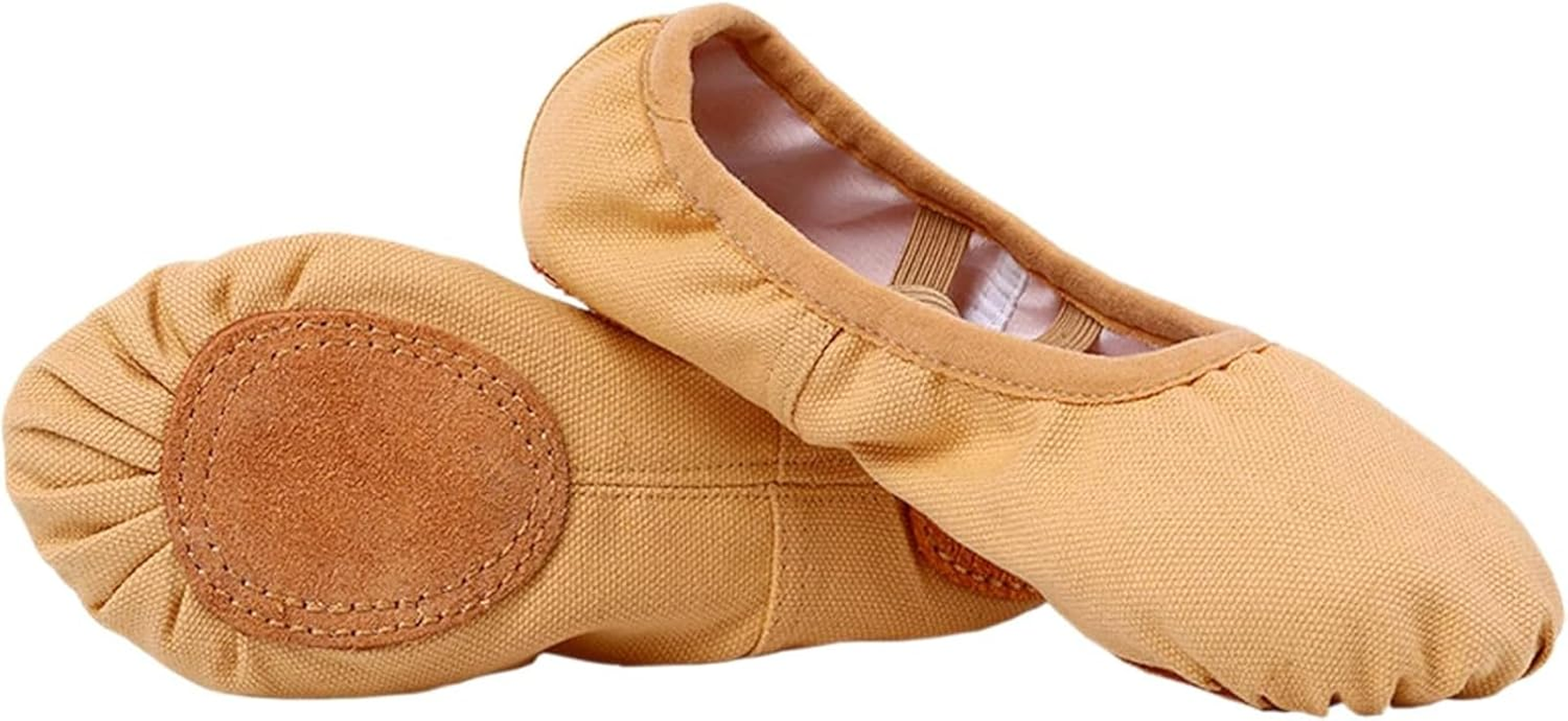 Rosefinch Ballet Shoes for Girls Split Sole Ballet Slippers for Women Canvas Ballet Dancing Shoes for Kids Adults image number 3