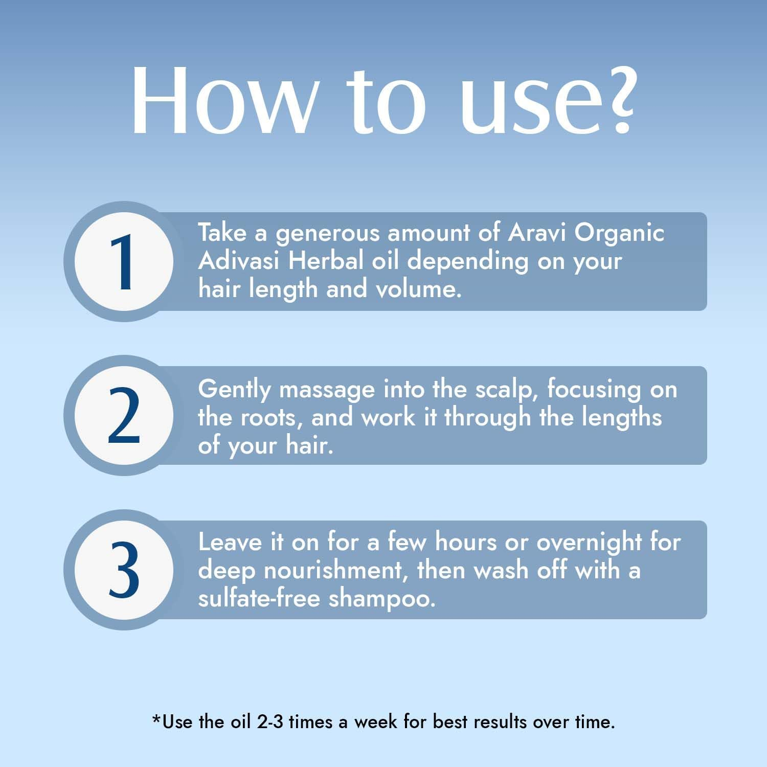 Aravi Organic Adivasi Herbal Hair Growth Oil | Controls Hairfall | Strong and Healthy Hair | Repairs Frizzy Hair | Scalp Nourishment | Helps Hair Thickening | 200Ml image number 2