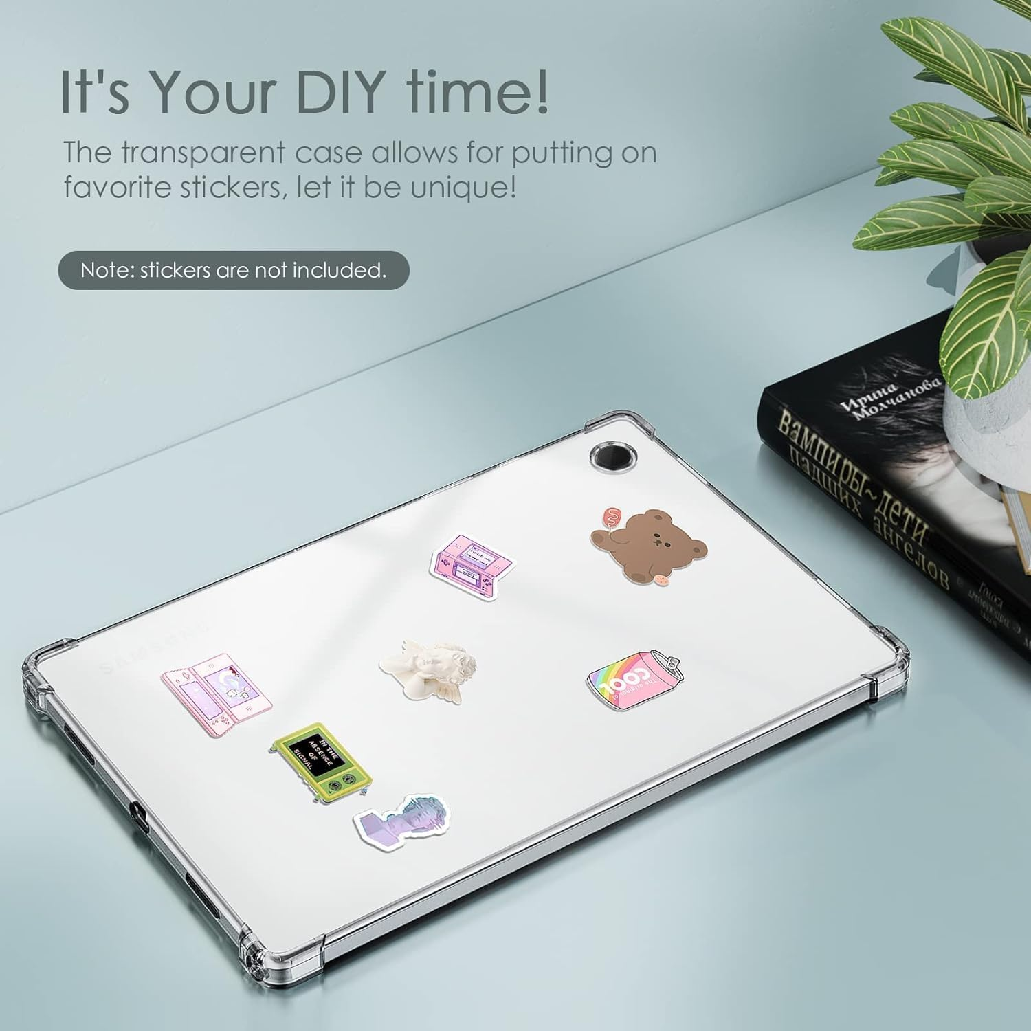 T Tersely Clear Case Cover for Samsung Galaxy Tab A9 Plus/A9+ 11 Inch (SM-X210, SM-X215, SM-X216), Air Hybrid Slim Fit Shockproof Crystal TPU Protective Case image number 3