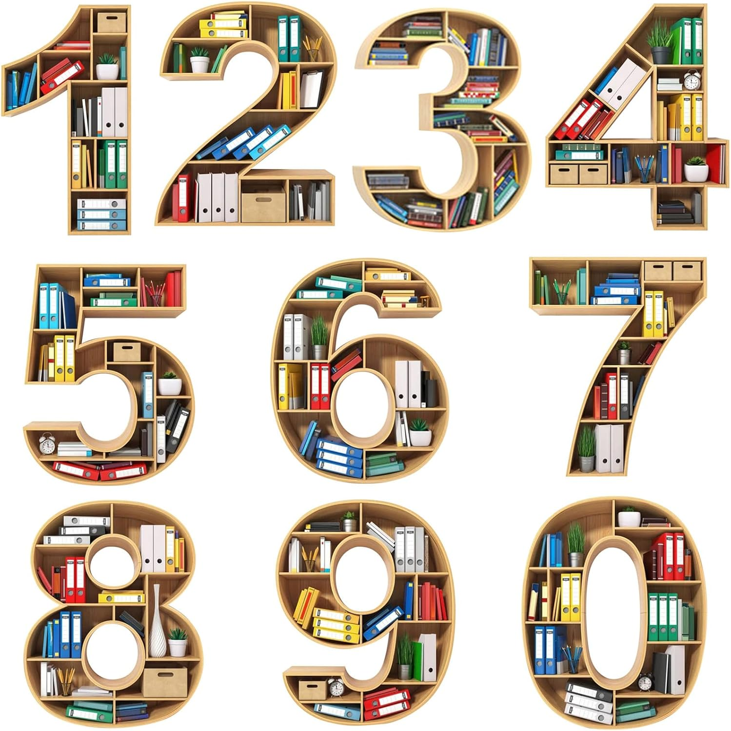 10 Pcs Book Lovers Heart Librarian Ornament,Books Stacked Ornament,Christmas Ornaments,Bookshelf Decor Ornaments,Library Ornament,Librarian Christmas Ornament