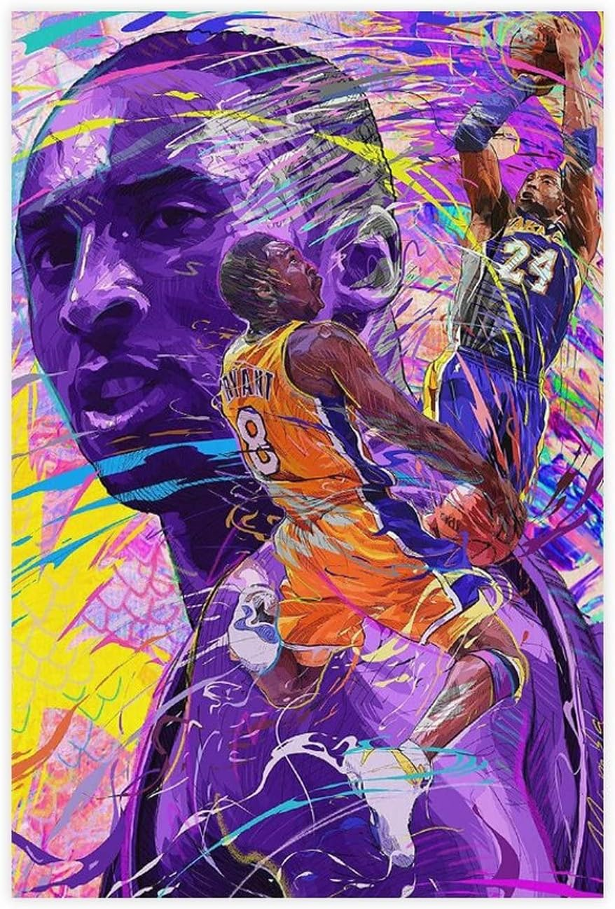 YANGGUANG Kevin Durant Poster Canvas Poster Bedroom Decor Sports Landscape Office Room Decor Gift Unframe: 12X18Inch(30X45Cm)