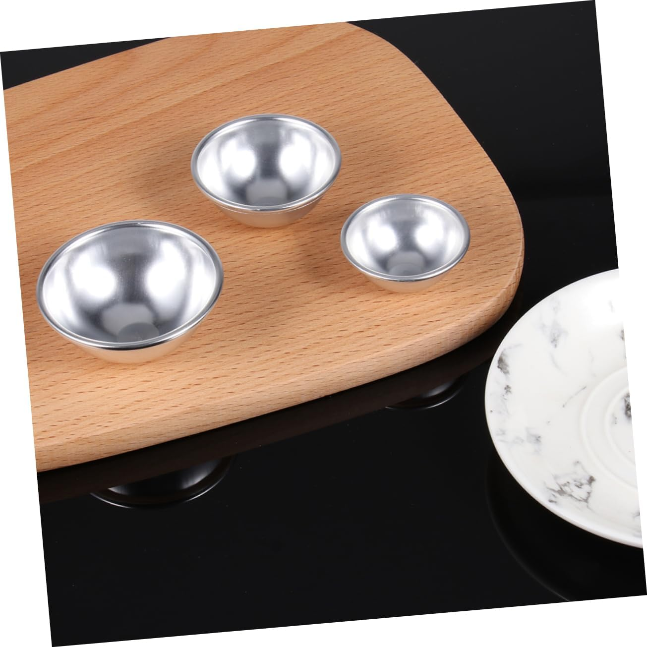 KALLORY 24Pcs Semicircle Bath Bomb Molds Boys and Girls Bath Bombs for Women Shower Salt Balls image number 5