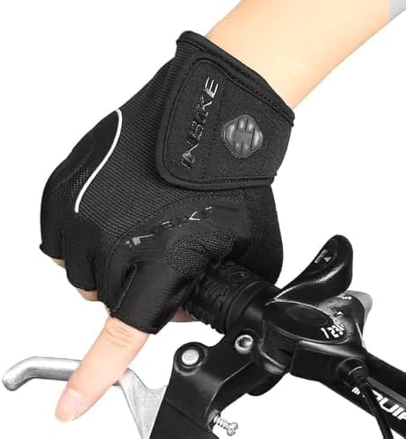 INBIKE 5Mm Gel Pad Half Finger Bike Bicycle Cycling Gloves image number 1