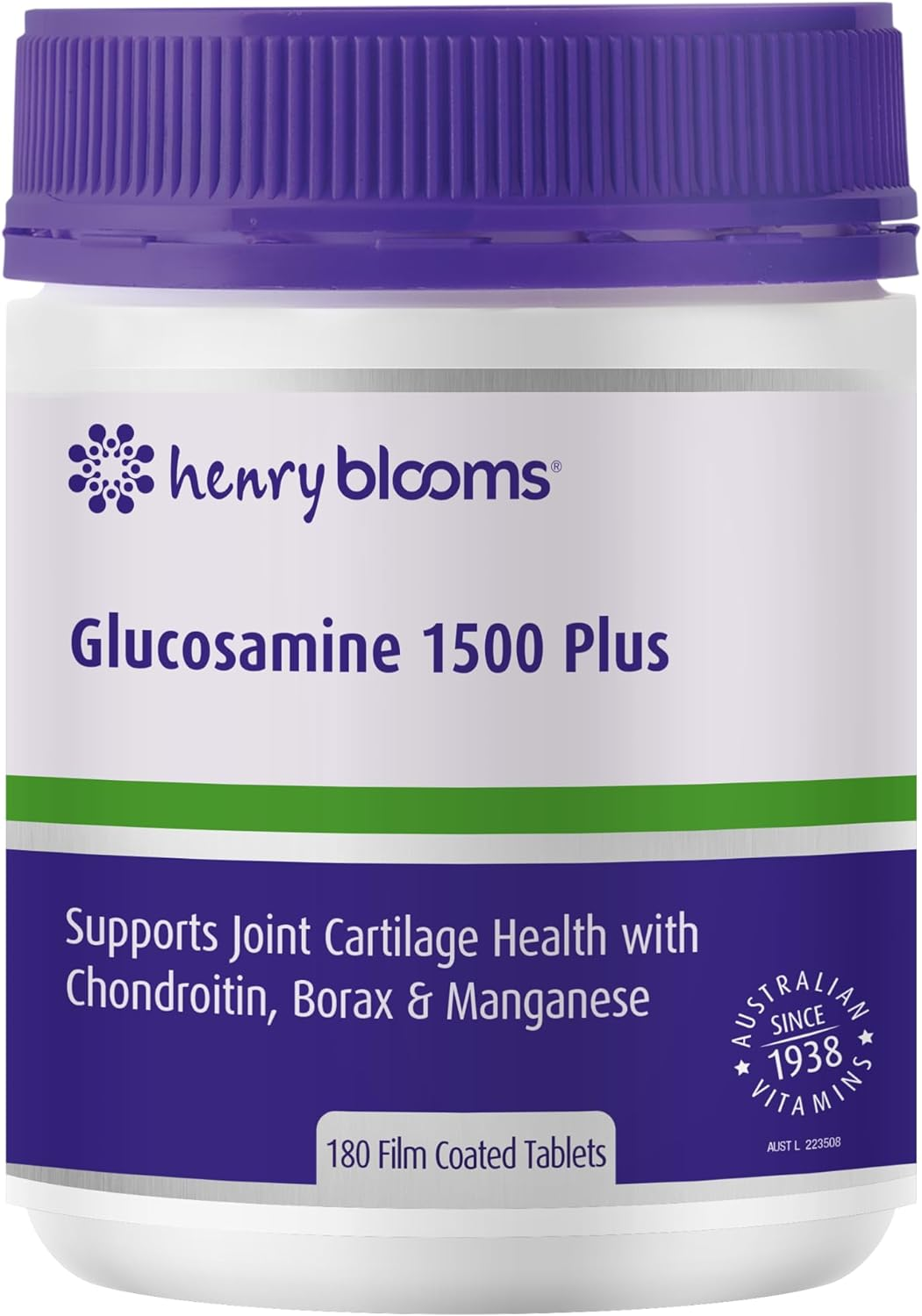 Henry Blooms Glucosamine 1500 plus 180 Tablets image number 2