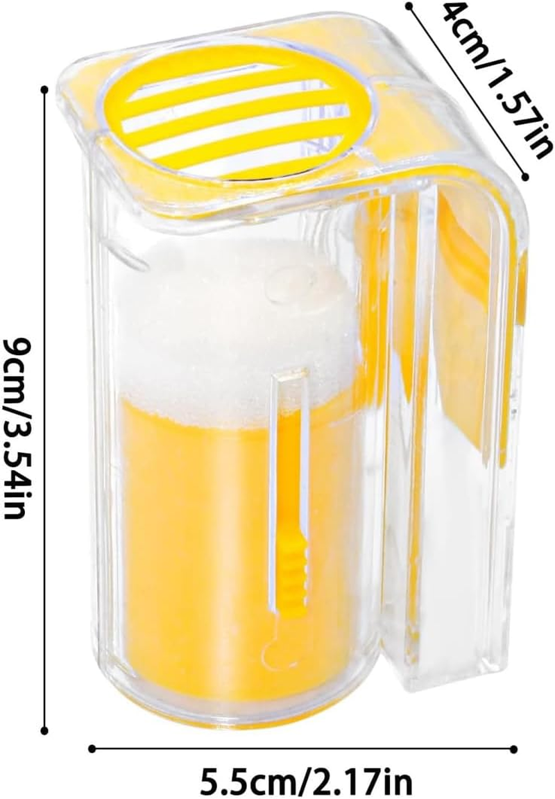 AIMALL Queen Bee Marker Bottle Beekeeping Tool, 3.54X2.17X1.57 Inch, Durable Plastic Cage for Catching and Marking Queen Bees, Non-Toxic and Lightweight Design image number 6