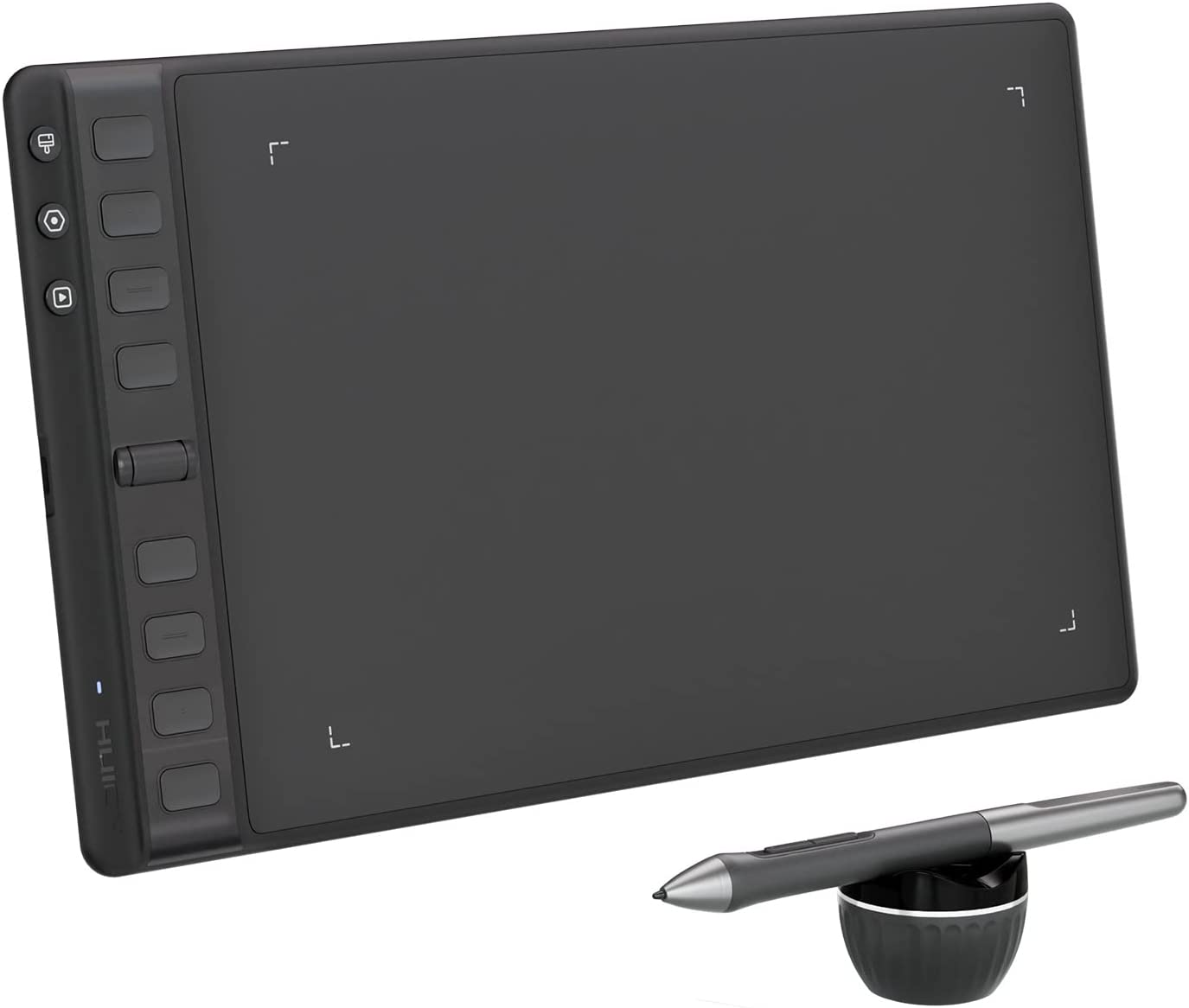 HUION Inspiroy 2 Small Drawing Tablet with Scroll Wheel 6 Customized Keys Battery-Free Stylus for Digital Art, Design, Photo Editing, 6X4 Graphics Tablet Works with Mac, PC & Moible, Pink