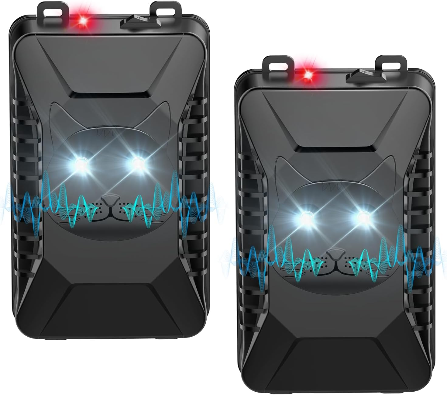 Car Rodent Repeller under the Hood, 2 Pack Battery Powered Plug-In Mouse Repellent with Strobe Light, Smart Detection Keeps Mice Away from Car Engines, Indoors, Outdoors image number 5