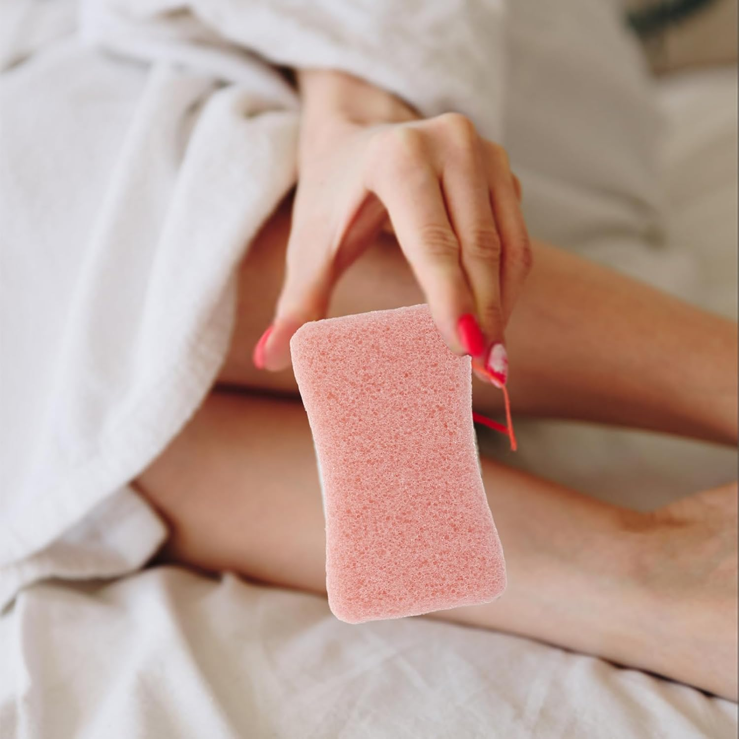 4Pcs Foot Care Pedicure Tools Exfoliating Pumice Stone Foot Peel Callus Remover Scrubber image number 2