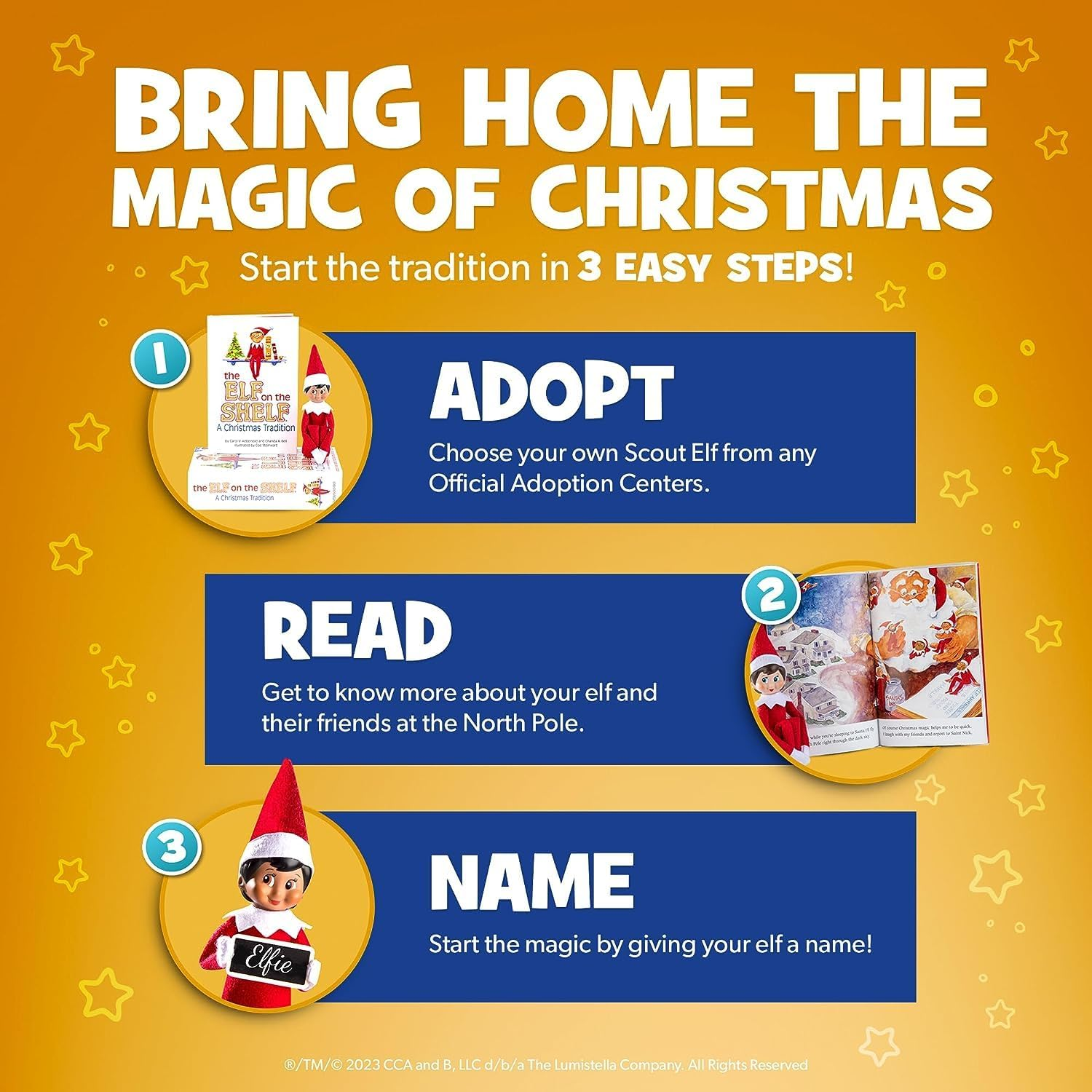 Elf on the Shelf: a Christmas Tradition BOY (Blue Eyes) image number 3