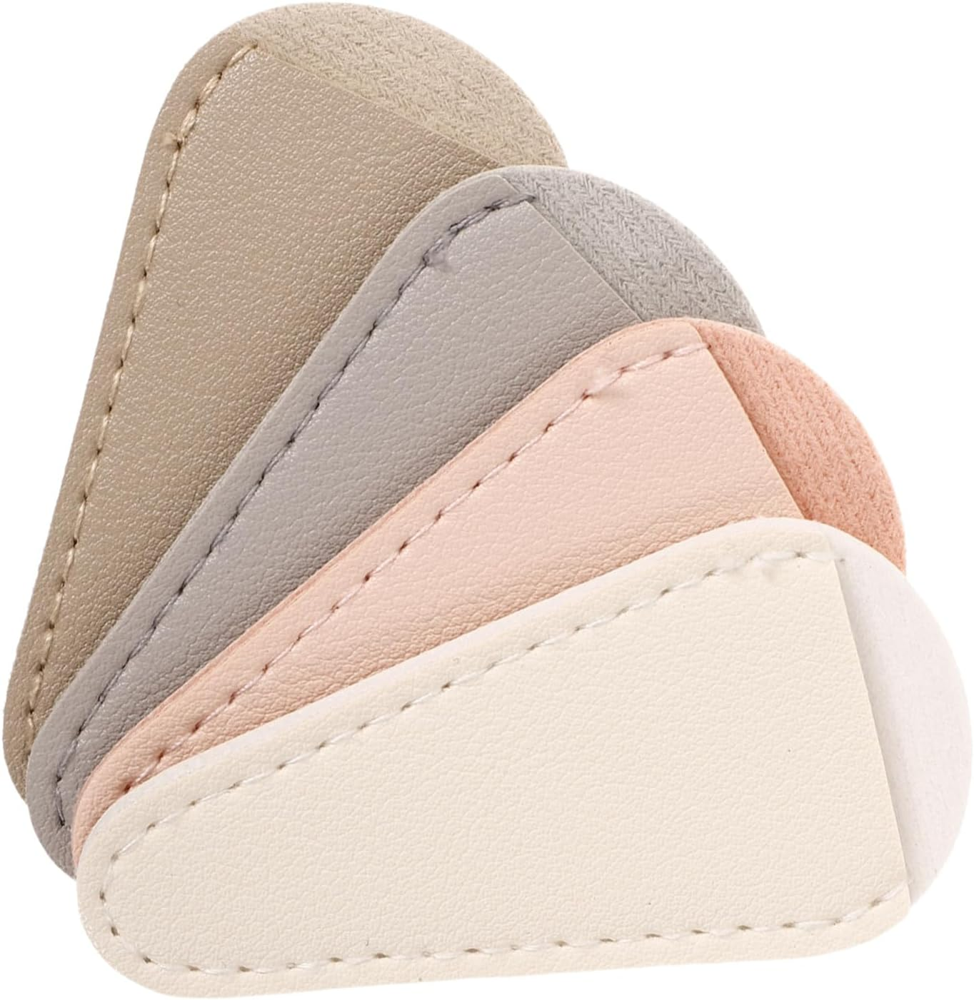 4Pcs Cuticle Nipper Protector Soft PU Leather Scissors Covers Nail Manicure Tool for Salon Use Protective Case image number 5