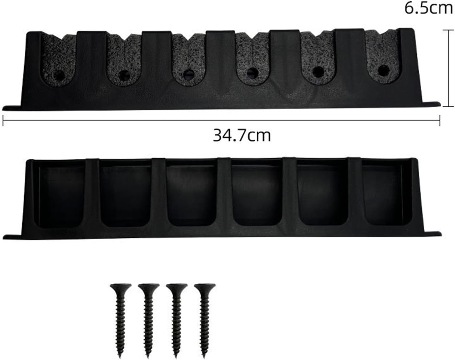 Vertical Fishing Rod Holders Wall-Mounted Fishing Rod Racks & Rod Holders | Rod Management Storage Compact Fishing Rod Rack Holds up to 6 Rods