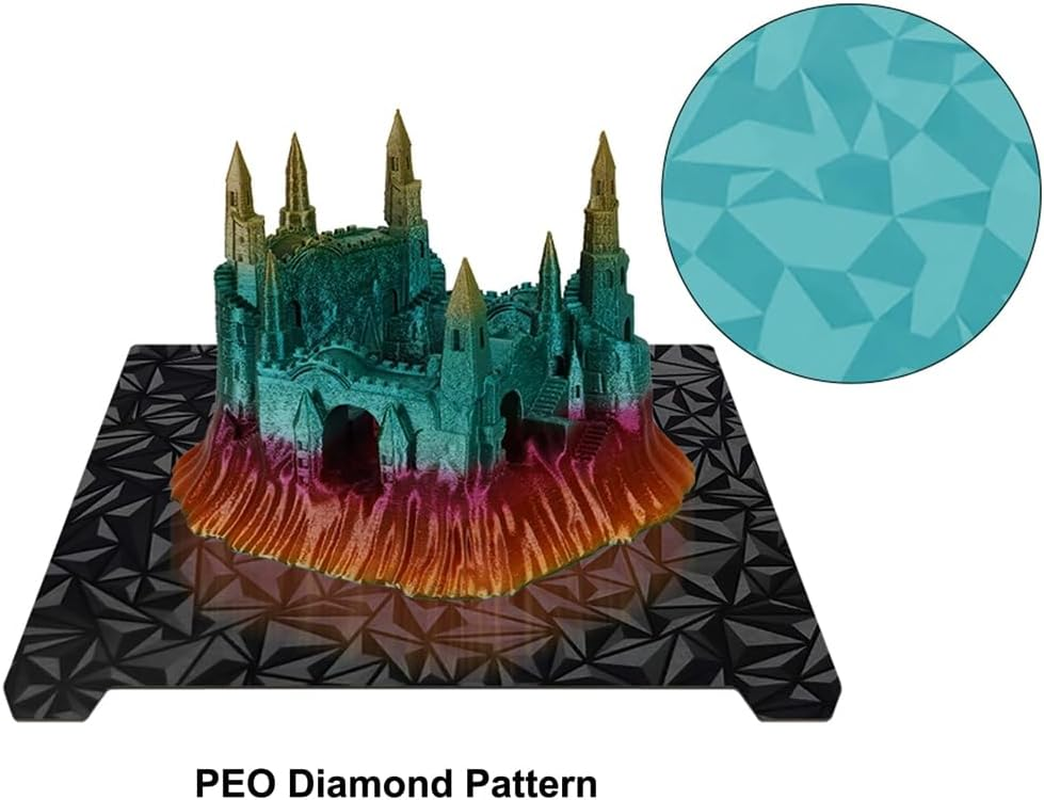 H1H 3D Printer Platform K1 K1C Sheet 235X235M,Smooth H1H Build Plate Spring Steel Print Bed,D image number 1