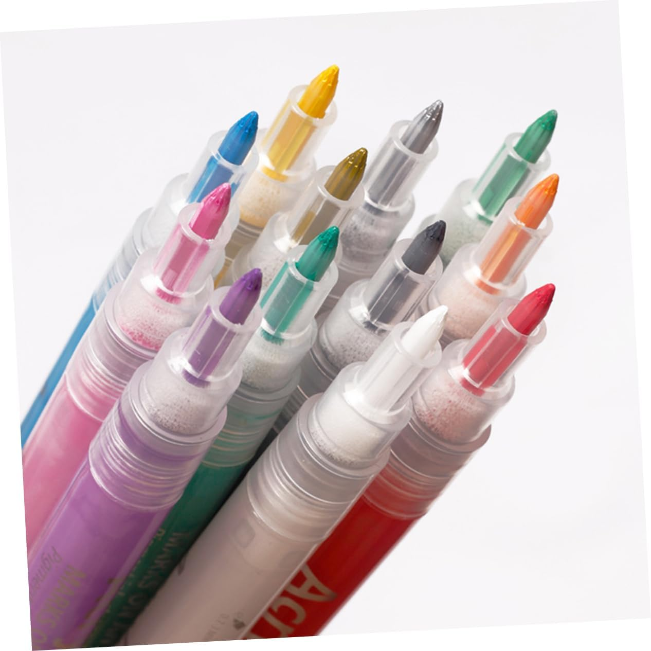 12Pcs Manicure Kit Nail Art Pens Graffiti Line Pen Painting Tool for Diy image number 6