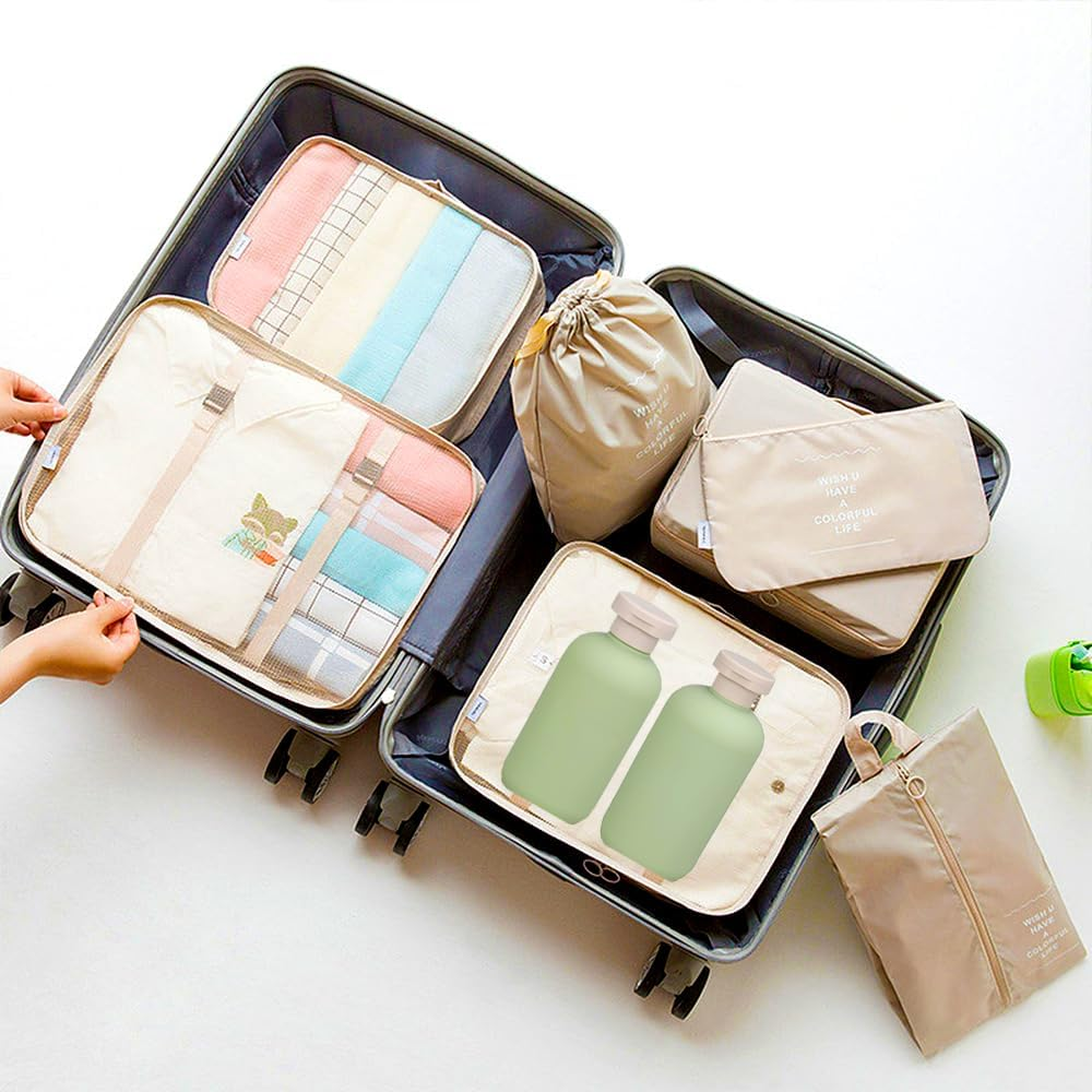 Plastic Squeeze Bottles with Flip Cap and Pump, 2Pcs Empty Squeeze Bottles with Flip Cap, Refillable Travel Bottles Shampoo Pump Bottles, Shampoo and Conditioner Bottles Travel Containers, 300Ml image number 2