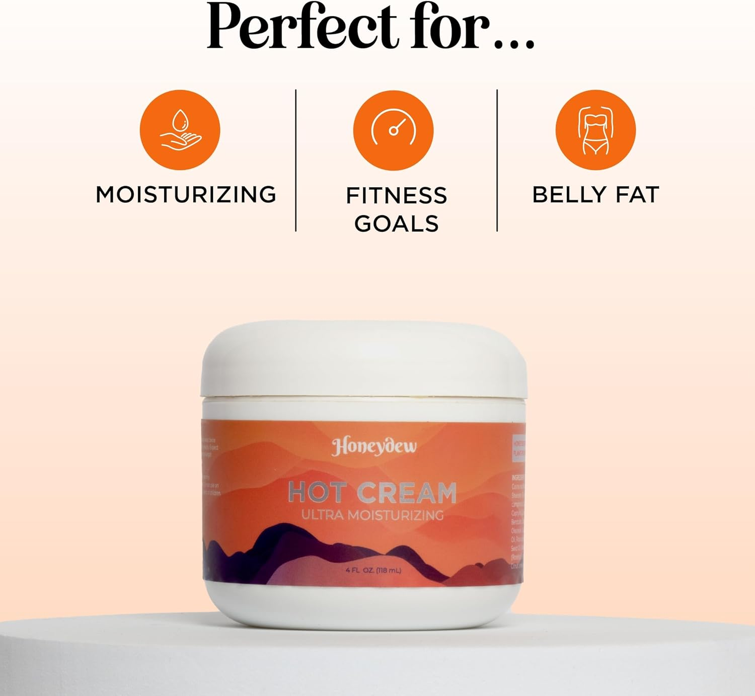 Premium Hot Cream Sweat Enhancer - Firming Body Lotion with Vitamin E Oil and Body Shaper Cellulite Workout Cream - Invigorating Women and Mens Moisturiser Body Cream with Natural Oils for Skin Care image number 4