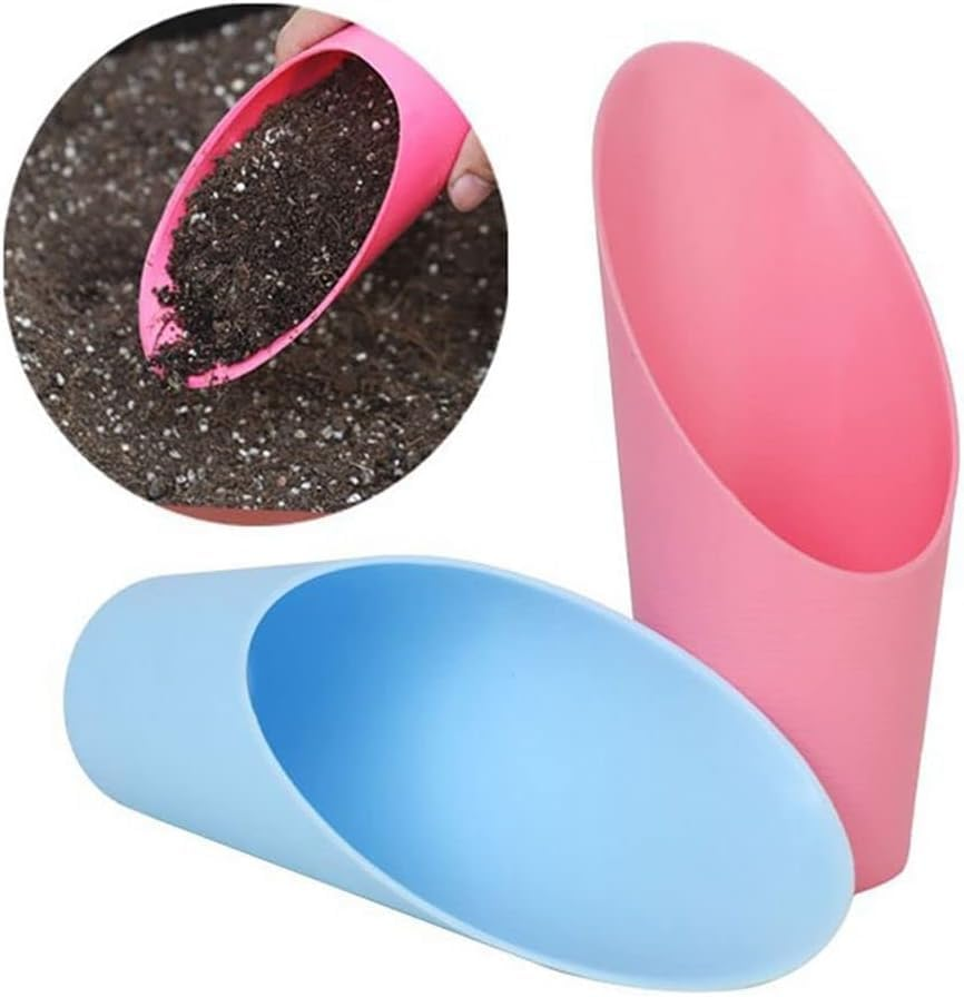 Black Bonsai Soil Scoops- Potting Scoopers Bucket Shovel- Potting Scoopers Bucket Soil Scoop Shovelplastic Garden Soil Scoops -Bonsai, Potting, Cultivation, Weeding,Planting image number 2