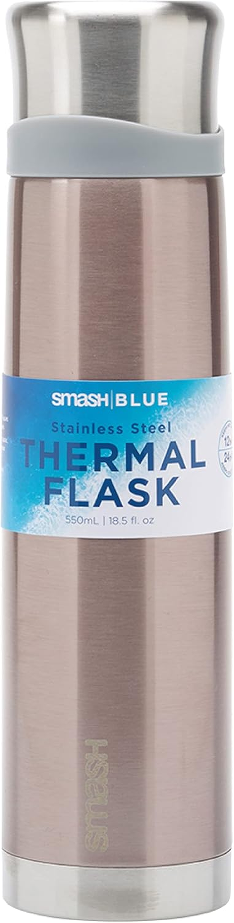 Smash Stainless Steel Vacuum Insulated Flask &ndash; 550Ml | Dual Wall, Leak-Proof & Bpa-Free | Keeps Drinks Hot or Cold | Durable Thermal Flask/Bottle for Work, School, Gym, Footy & Outdoors image number 1