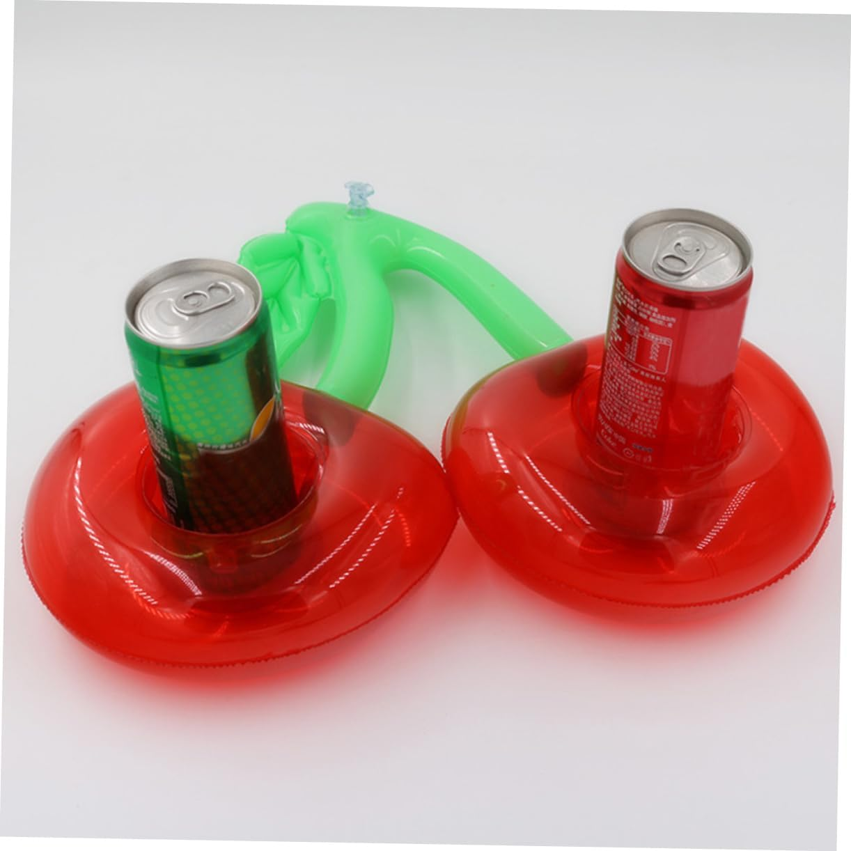 Inflatable Cherry Shaped Floating Drink Cup Holder 2Pcs Pool Party Accessories Outdoor Beverage Holders for Beach Swimming Pool Fun image number 4