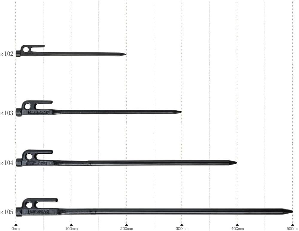 Snow Peak R-103-1 Pegs Solid Stake 30 (Set of 6) image number 2