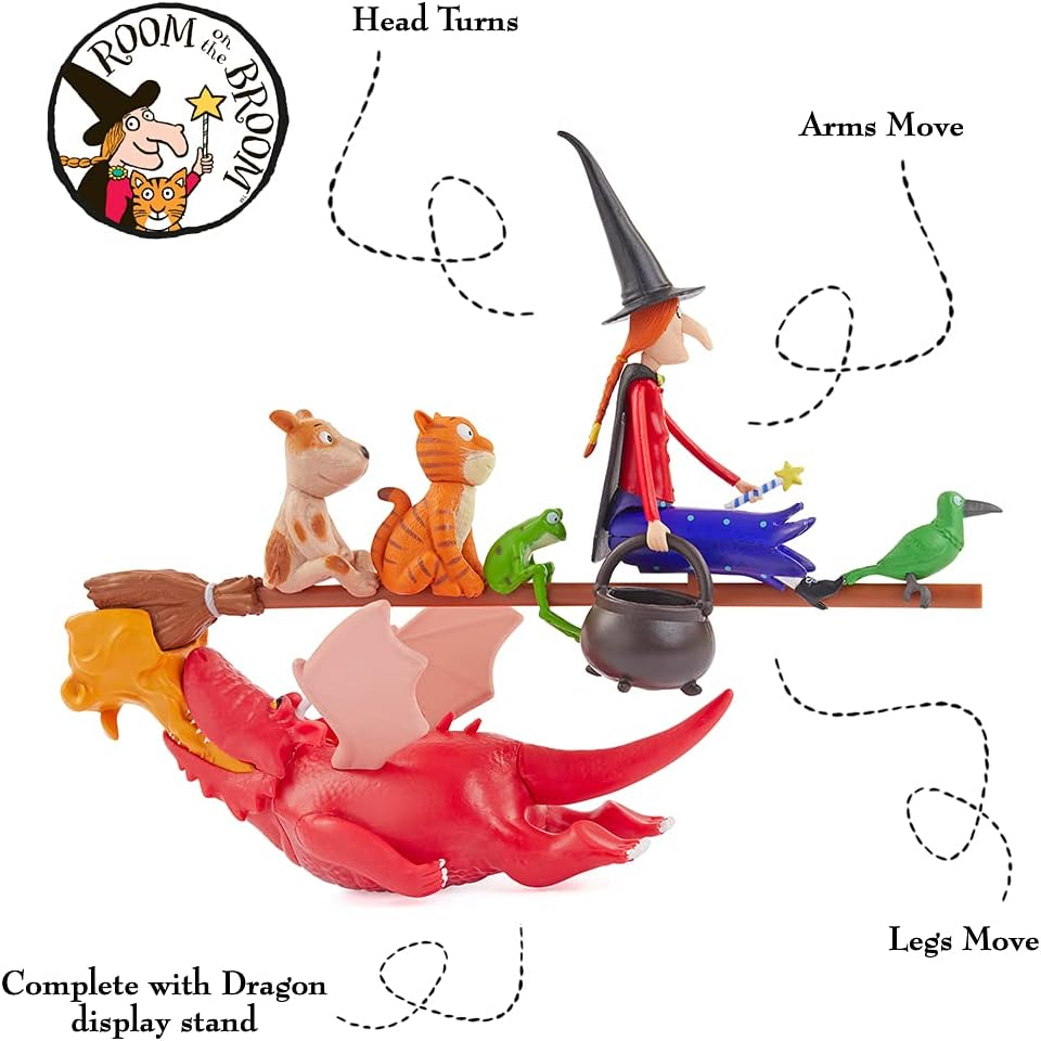 Julia Donaldson JD-1010 Room on the Broom Story Time Playset (Family Pack) Toy image number 1