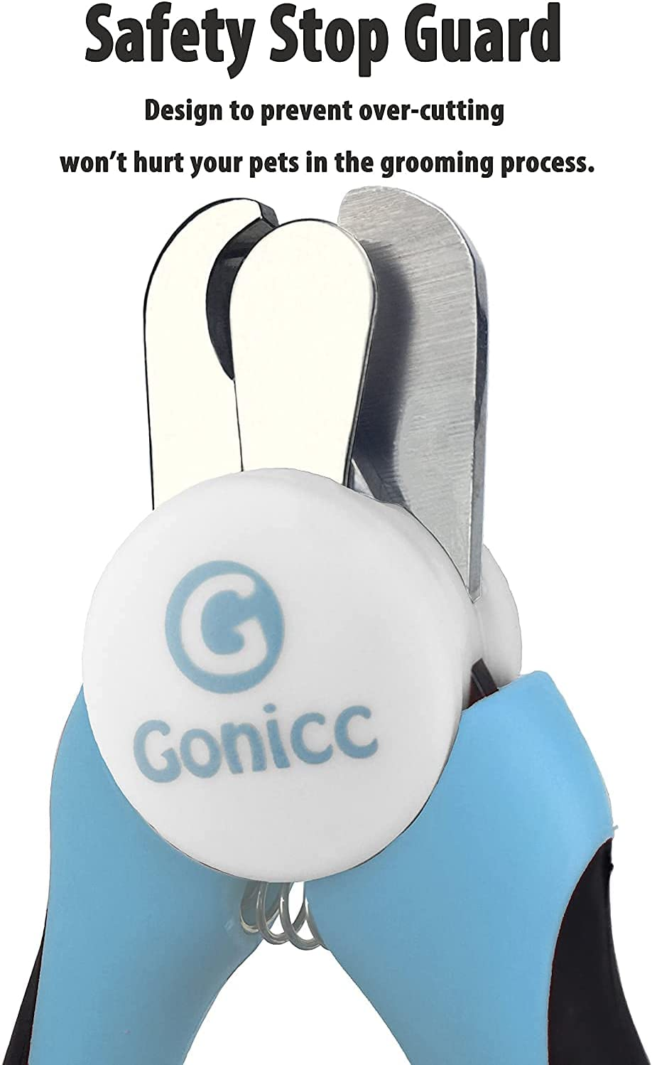 Gonicc Dog & Cat Pets Nail Clippers and Trimmers - with Safety Guard to Avoid Overcutting, Free Nail File, Razor Sharp Blade - Professional Grooming Tool for Pets image number 4