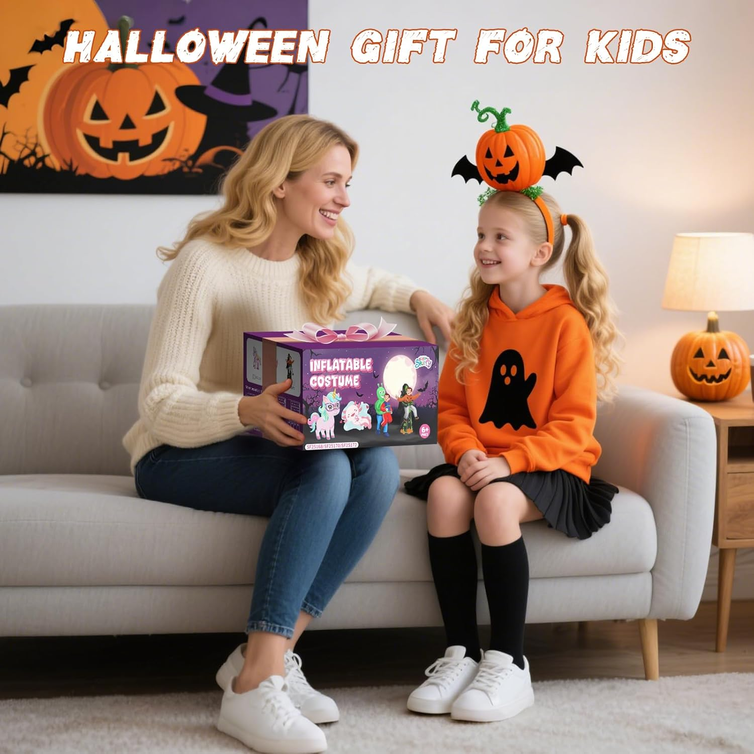 Inflatable Costume for Kids,Inflatable Axolotl Riding Costume with Lights,Halloween Glow in the Dark Blow up Costume for Girls Boys Cosplay Parties image number 5