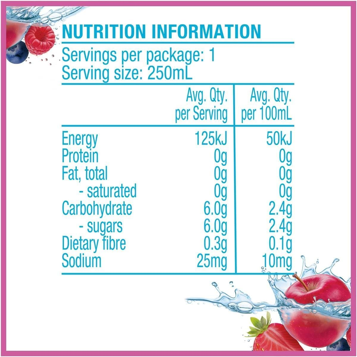 Golden Circle Refreshers Low Sugar Berry Burst Fruit Juice 6 X 250 Ml image number 4