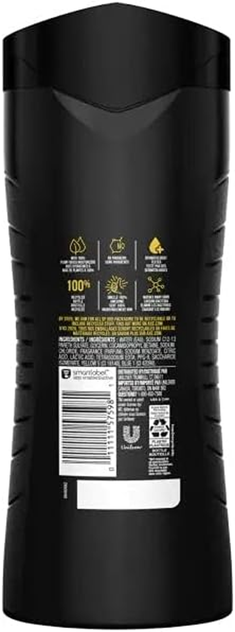 Axe Body Wash, Black 16 Oz- Pack of 4 image number 1